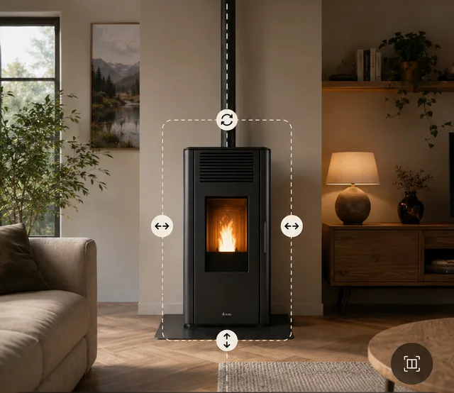 Wohnzimmer-Visualisierung: Sehen Sie Ihren Lieblingsofen in Ihrem eigenen Wohnzimmer
